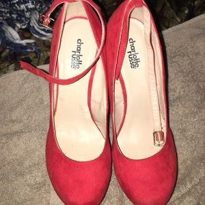 Women’s red high heels size6